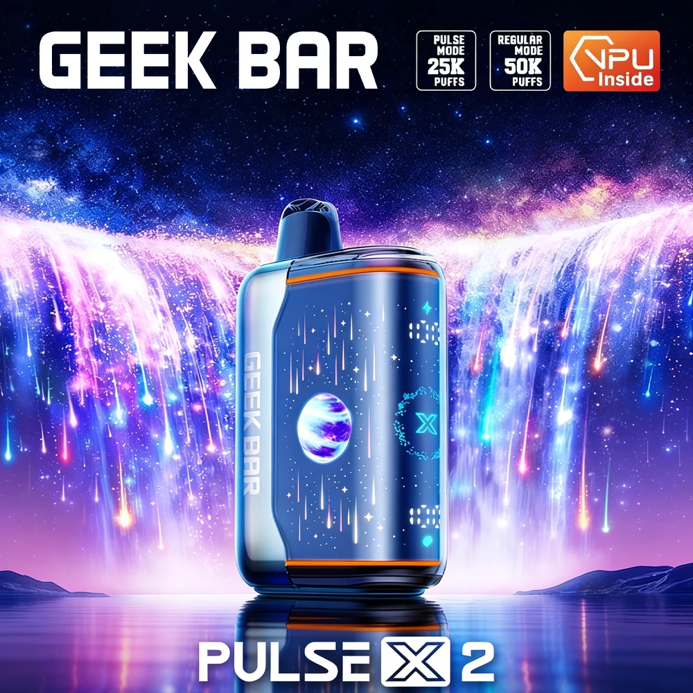 GEEK BAR PULSE X2 NEW EDITION 50,000 PUFFS DISPOSABLE VAPE - DISPLAY OF 5