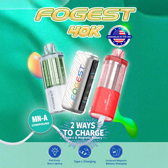 FOGEST XP 40,000 PUFFS DISPOSABLE (POD ONLY) FOGER COMPATIBLE - DISPLAY OF 5
