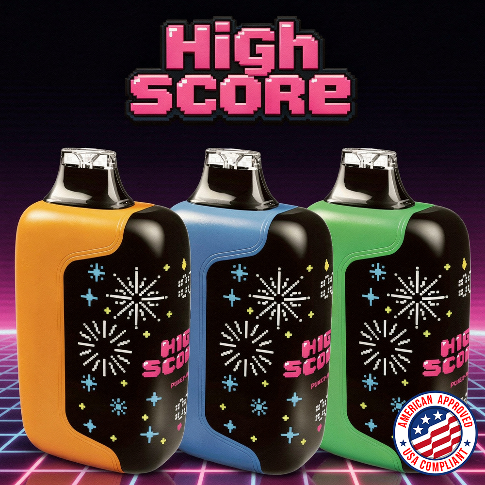 HIGH SCORE 60,000 PUFFS DISPOSABLE VAPE - DISPLAY OF 5