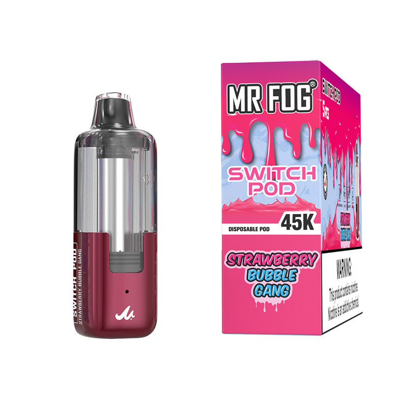 MR FOG SWITCH 45,000 PUFFS (ONLY POD) DISPOSABLE VAPE - DISPLAY OF 5 (USA COMPLIANT VAPE)