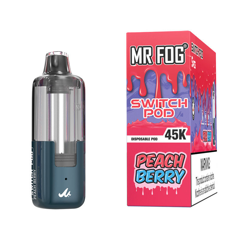 MR FOG SWITCH 45,000 PUFFS (ONLY POD) DISPOSABLE VAPE - DISPLAY OF 5 (USA COMPLIANT VAPE)