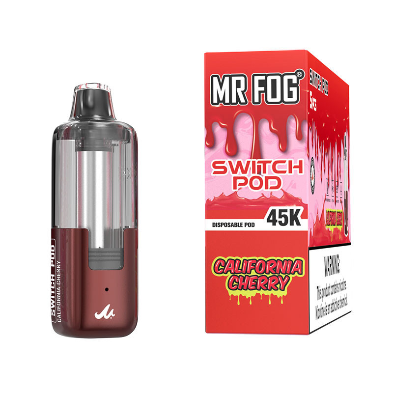 MR FOG SWITCH 45,000 PUFFS (ONLY POD) DISPOSABLE VAPE - DISPLAY OF 5 (USA COMPLIANT VAPE)