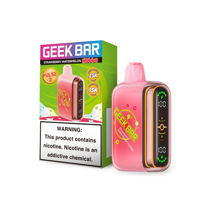 GEEK BAR PULSE 2 NEW EDITION 25,000 PUFFS DISPOSABLE VAPE - DISPLAY OF 5
