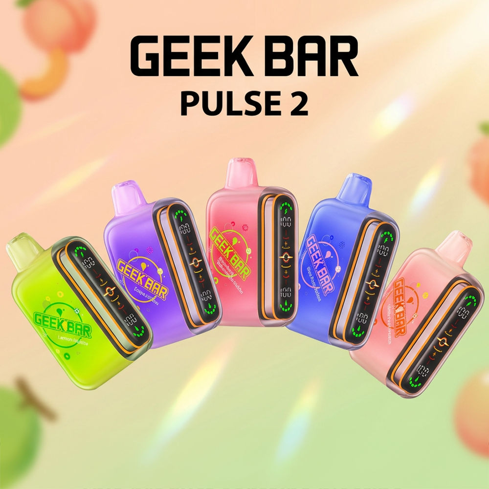 GEEK BAR PULSE 2 NEW EDITION 25,000 PUFFS DISPOSABLE VAPE - DISPLAY OF 5
