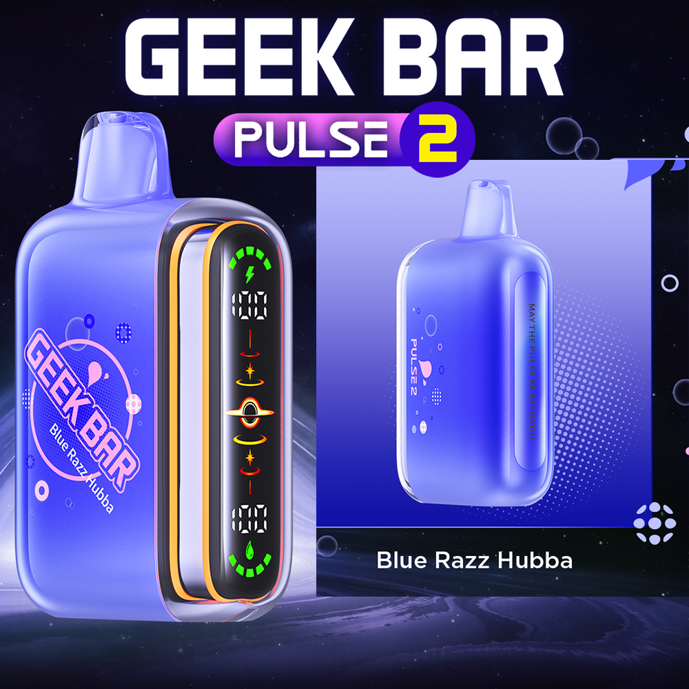 GEEK BAR PULSE 2 NEW EDITION 25,000 PUFFS DISPOSABLE VAPE - DISPLAY OF 5