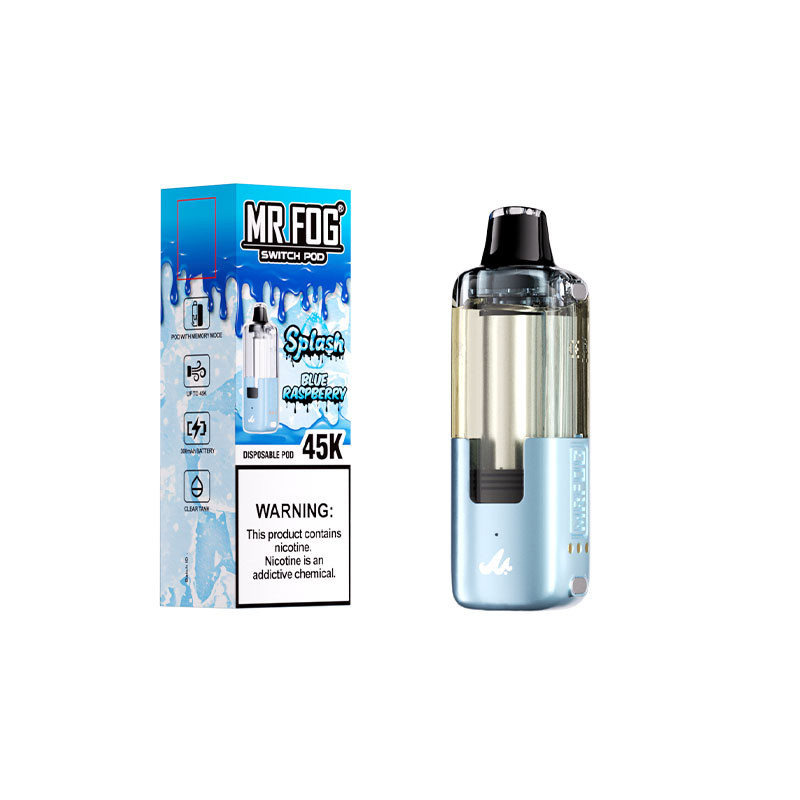 MR FOG SWITCH SPLASH EDITION 45,000 PUFFS (ONLY POD) DISPOSABLE VAPE - DISPLAY OF 5