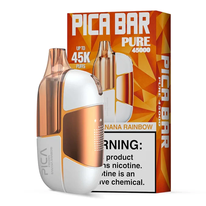 PICA BAR PURE (US EDITION) 45,000 PUFFS DISPOSABLE VAPE - DISPLAY OF 5