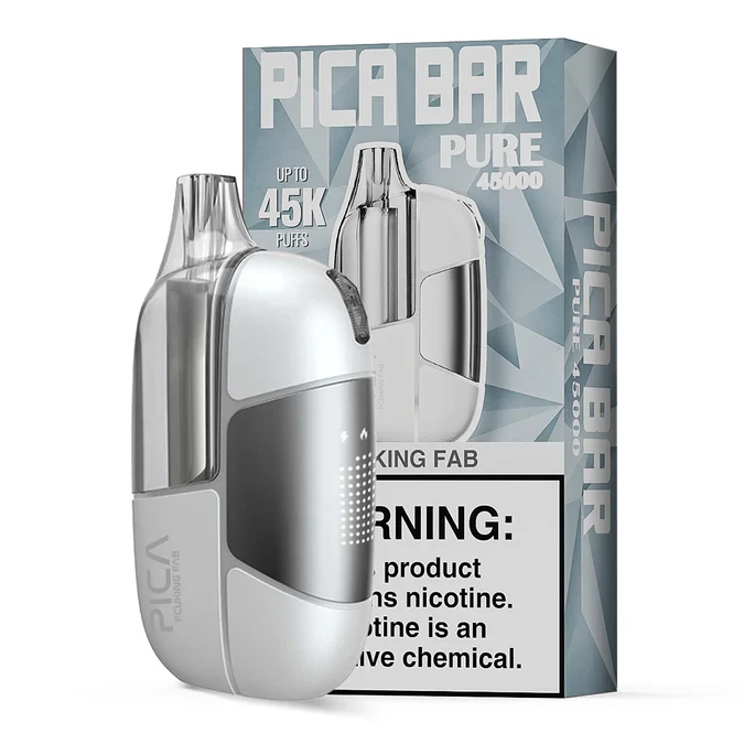 PICA BAR PURE (US EDITION) 45,000 PUFFS DISPOSABLE VAPE - DISPLAY OF 5
