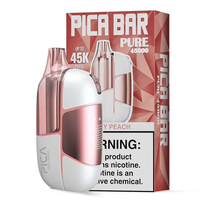 PICA BAR PURE (US EDITION) 45,000 PUFFS DISPOSABLE VAPE - DISPLAY OF 5