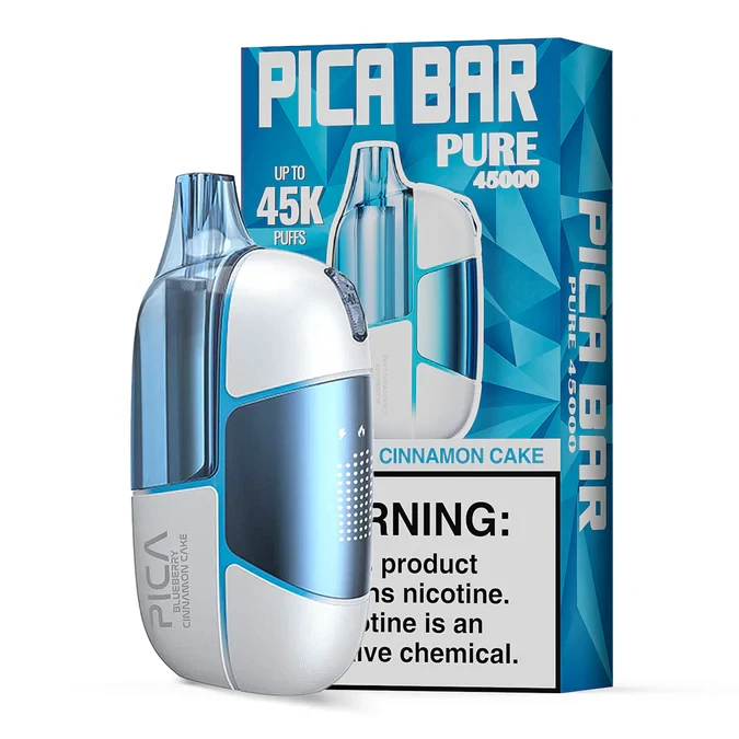 PICA BAR PURE (US EDITION) 45,000 PUFFS DISPOSABLE VAPE - DISPLAY OF 5