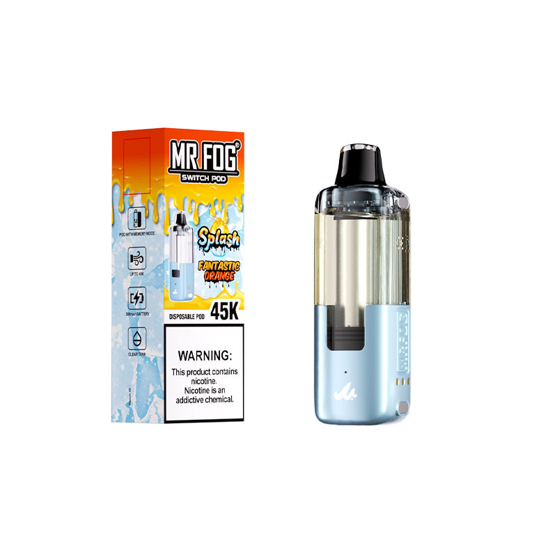 MR FOG SWITCH SPLASH EDITION 45,000 PUFFS (ONLY POD) DISPOSABLE VAPE - DISPLAY OF 5 (TEXAS COMPLIANT)