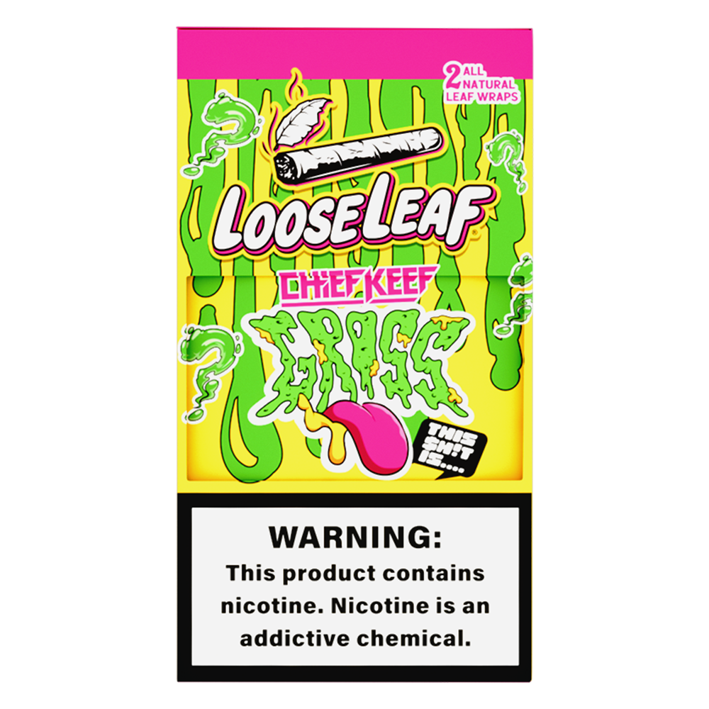 LOOSE LEAF 2-PACK TOBACCO WRAPS - DISPLAY OF 20