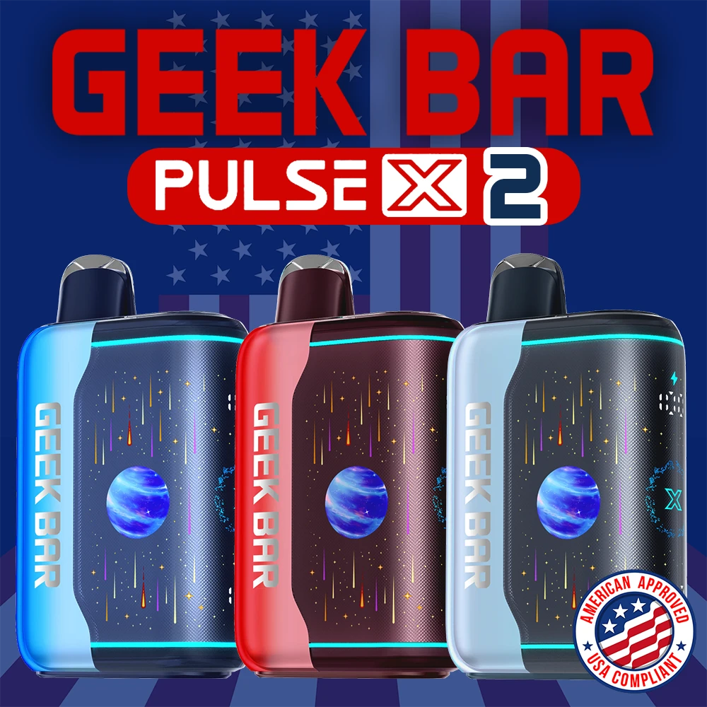 GEEK BAR PULSE X2 NEW EDITION 50,000 PUFFS DISPOSABLE VAPE - DISPLAY OF 5