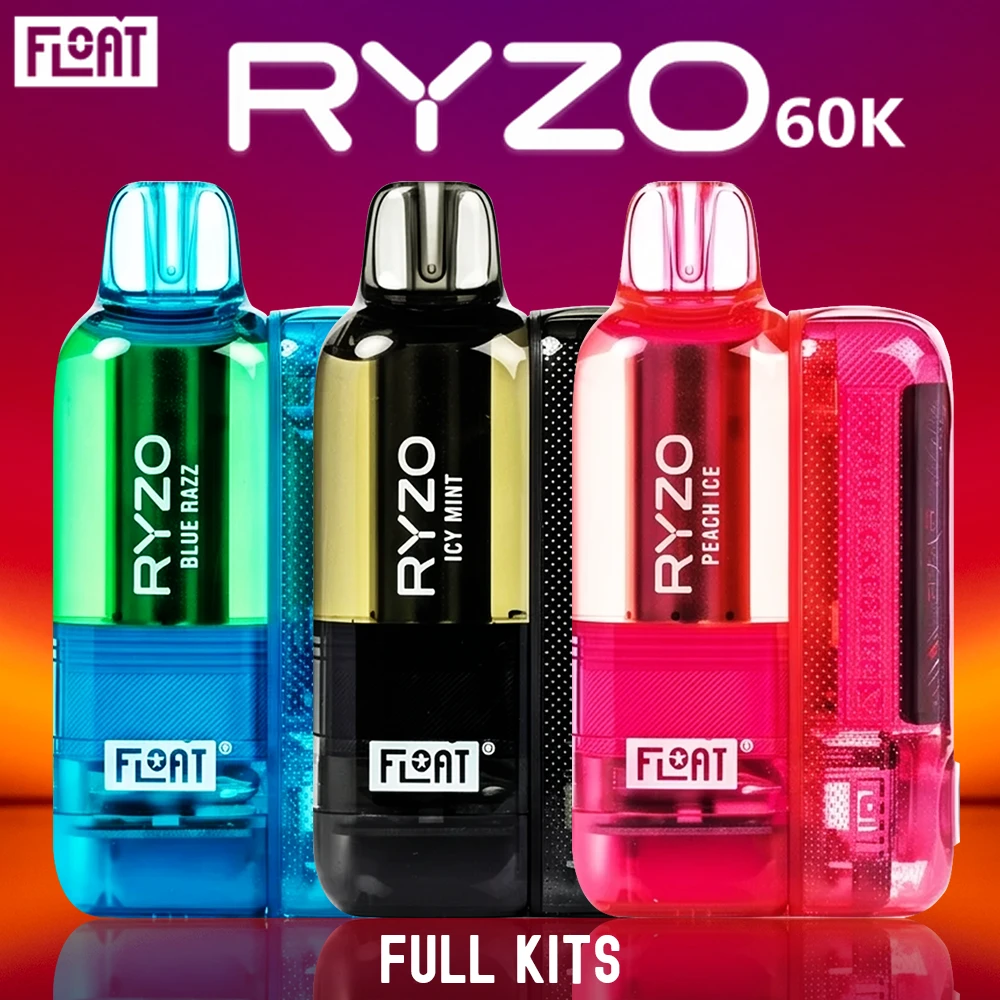 FLOAT RYZO 60,000 PUFFS DISPOSABLE (FULL KIT) - DISPLAY OF 5