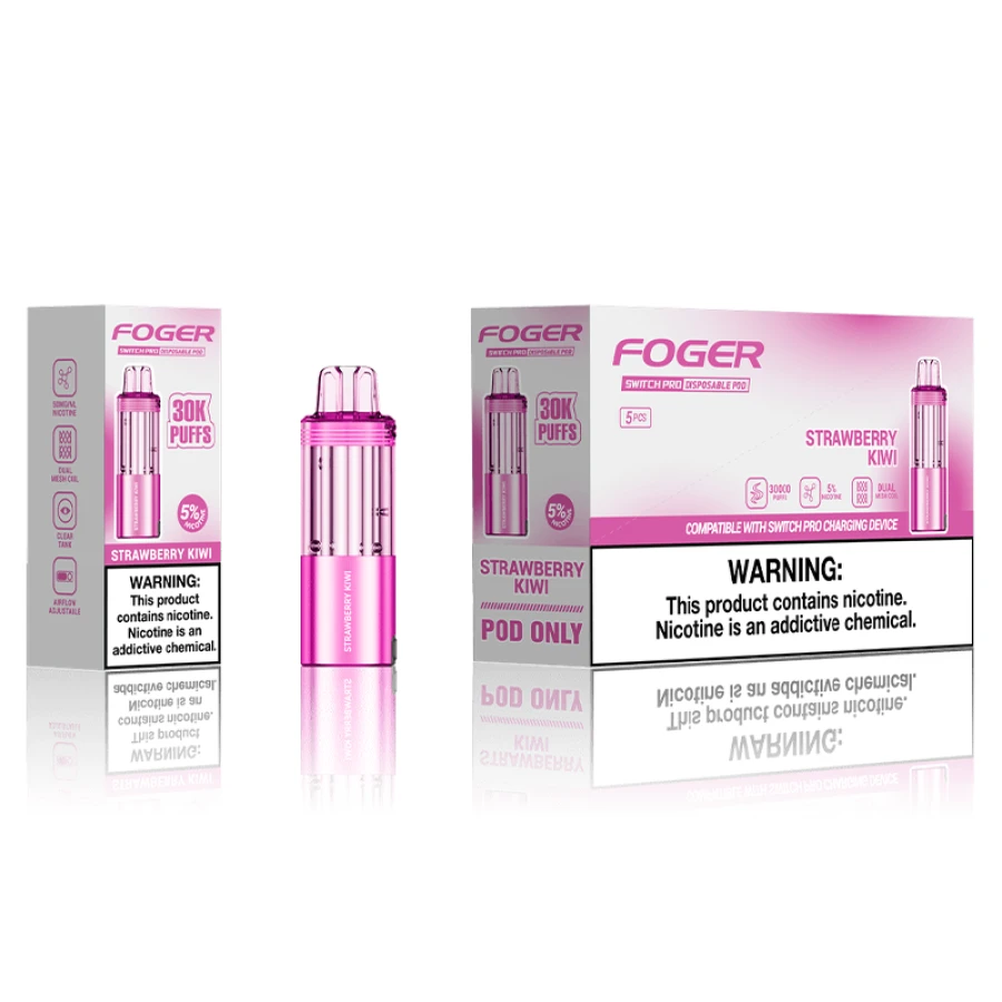 FOGER SWITCH PRO 30,000 PUFFS DISPOSABLE POD - DISPLAY OF 5