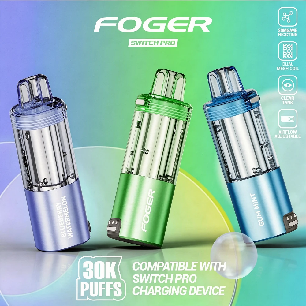 FOGER SWITCH PRO 30,000 PUFFS DISPOSABLE POD - DISPLAY OF 5
