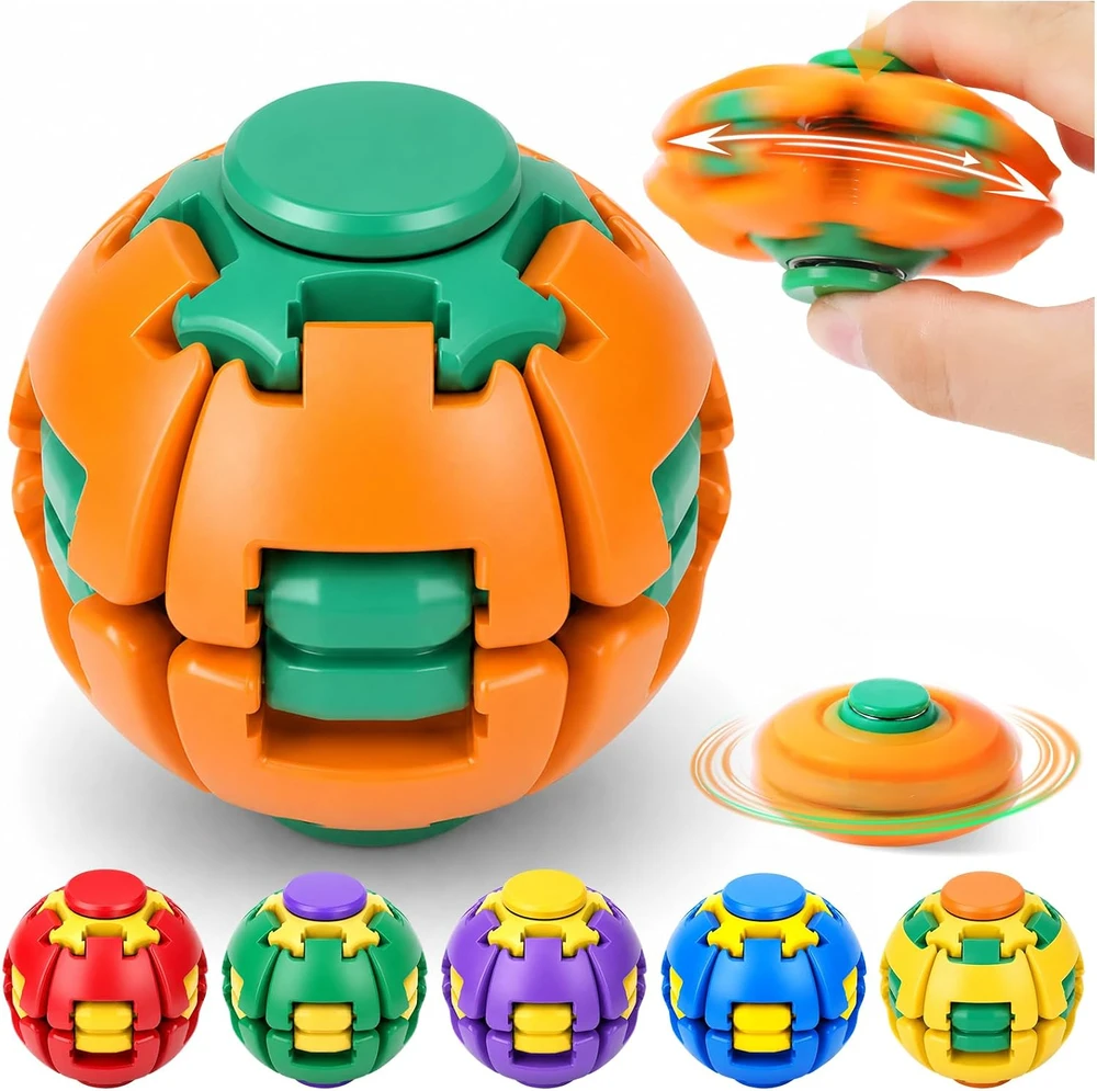DECOMPRESS ROTATE FIDGET BALL - DISPLAY OF 12