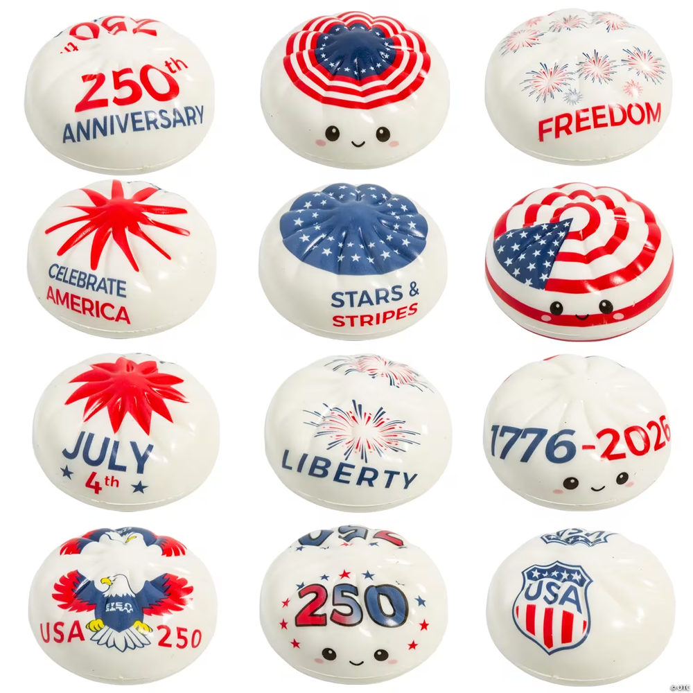 LIMITED EDITION LIBERTY DUMBLINGS SQUISH TOY - DISPLAY OF 12