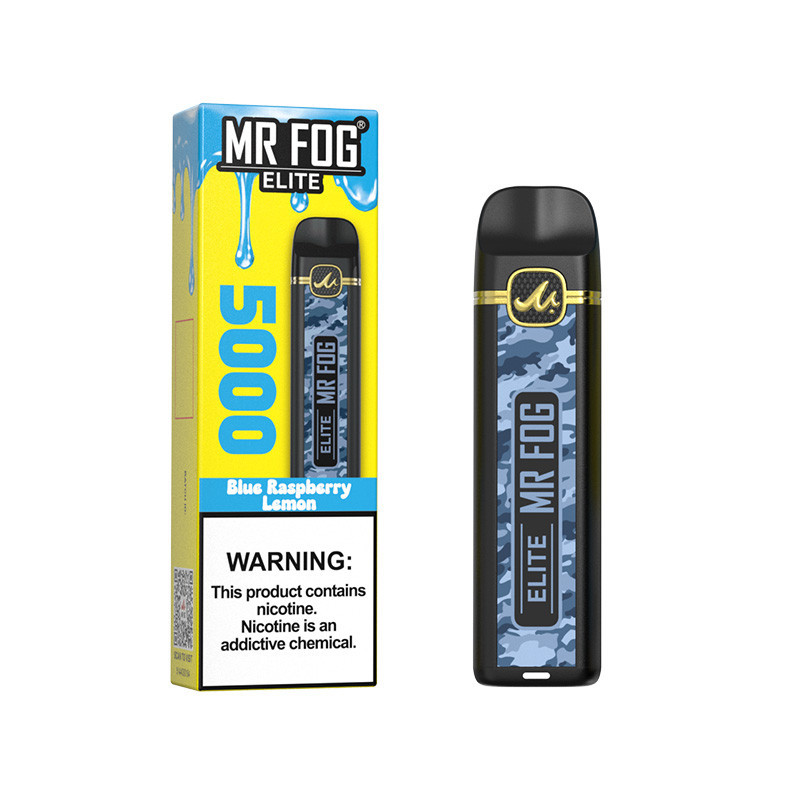 MR FOG ELITE 5,000 PUFFS DISPOSABLE VAPE - DISPLAY OF 8