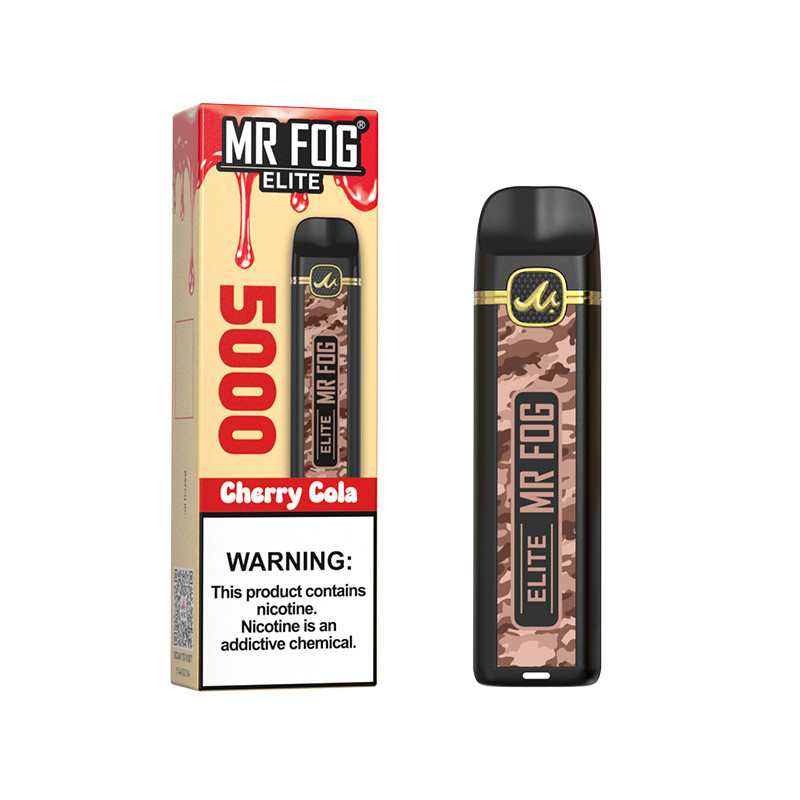 MR FOG ELITE 5,000 PUFFS DISPOSABLE VAPE - DISPLAY OF 8