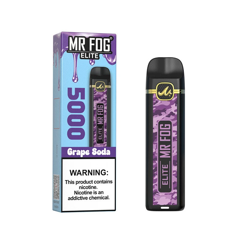 MR FOG ELITE (USA COMPLIANT) 5,000 PUFFS DISPOSABLE VAPE - DISPLAY OF 8