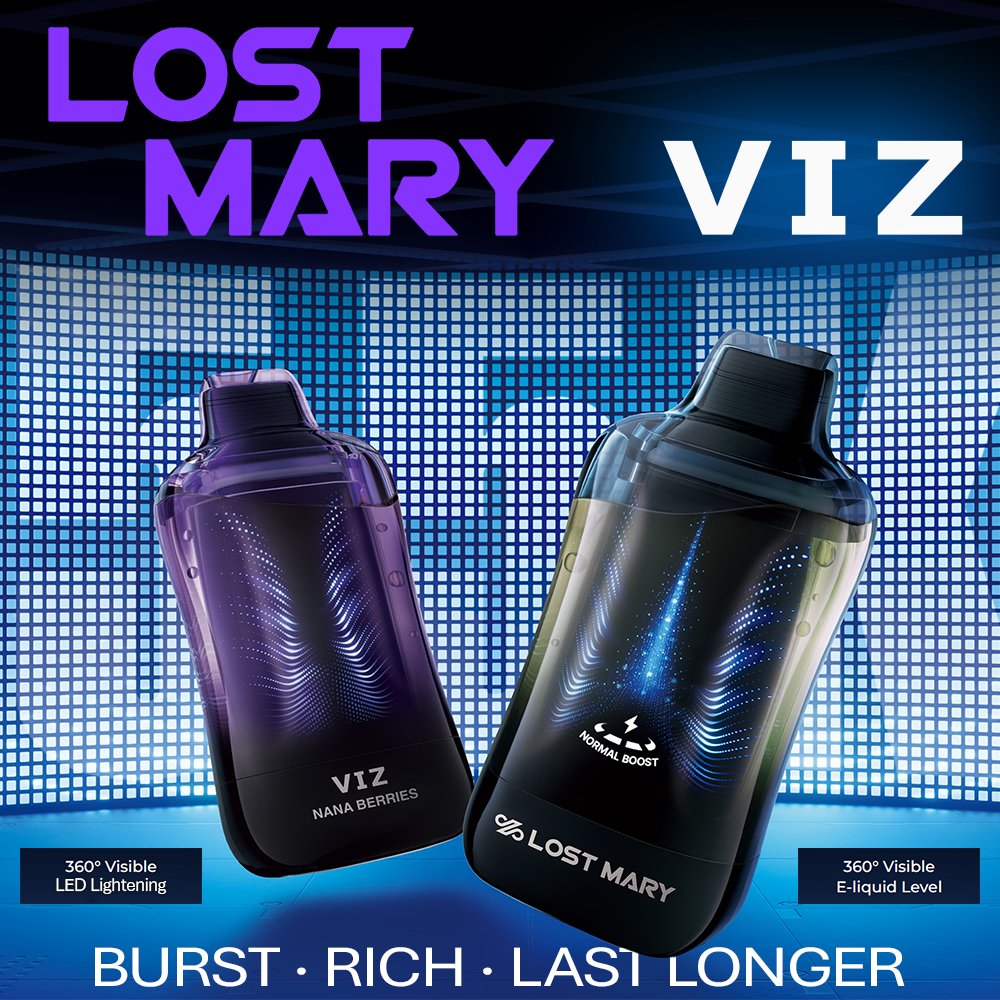 LOST MARY VIZ 55,000 PUFFS DISPOSABLE - DISPLAY OF 5