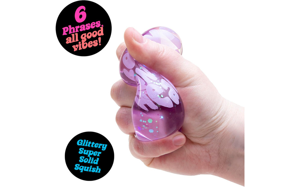NEEDOH PEACE HEART SQUISH TOY - DISPLAY OF 12