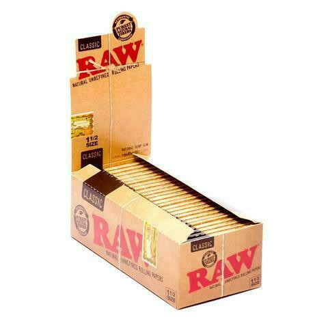 RAW CLASSIC 1 1/2 ROLLING PAPERS - 25CT