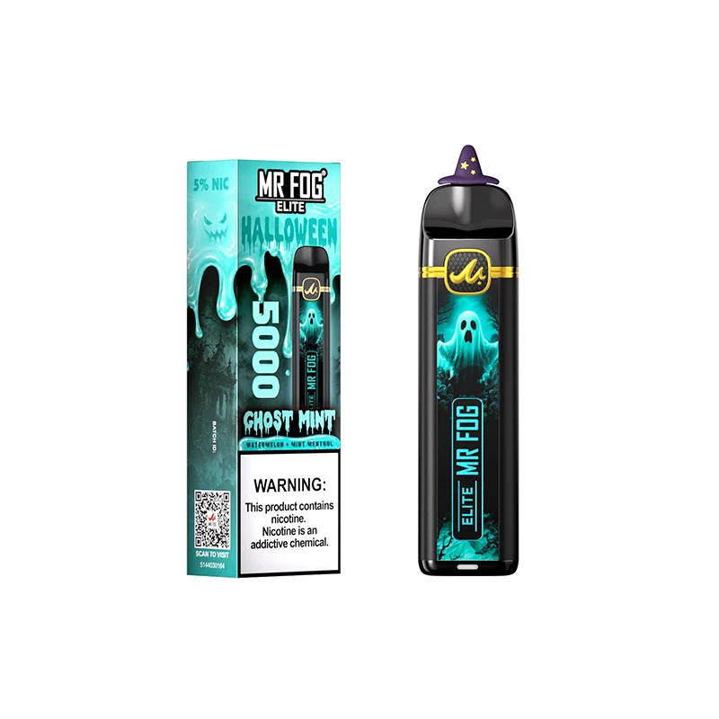 MR FOG ELITE HALLOWEEN EDITION (USA COMPLIANT) 5,000 PUFFS DISPOSABLE VAPE - DISPLAY OF 8