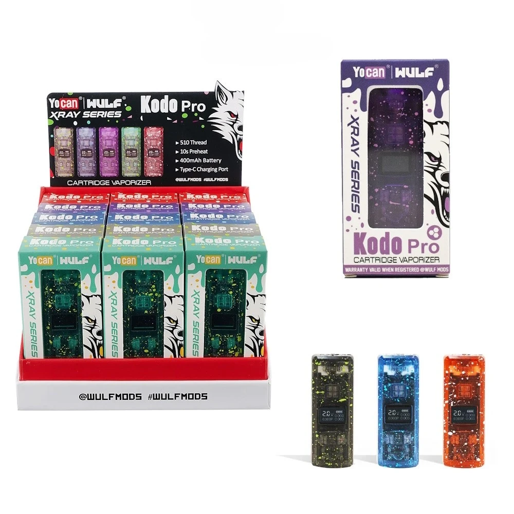 YOCAN WULF KODO PRO XRAY SERIES 510 THREAD BATTERY - DISPLAY OF 15