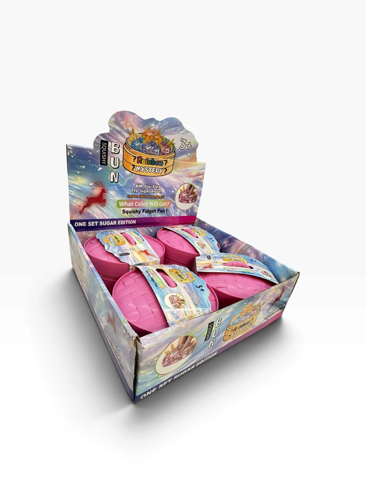 JUMBO XL DUMPLINGS SQUISH TOY - DISPLAY OF 4