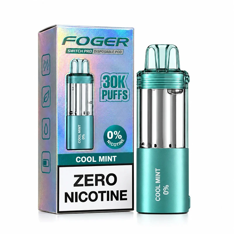 FOGER SWITCH PRO ZERO NICOTINE (USA COMPLAINT) 30,000 PUFFS DISPOSABLE (POD ONLY) - DISPLAY OF 5