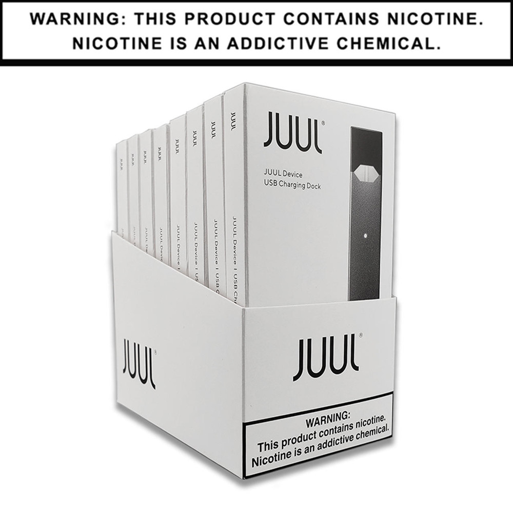 JUUL BASIC KIT or SLATE or DISPLAY OF 8CT