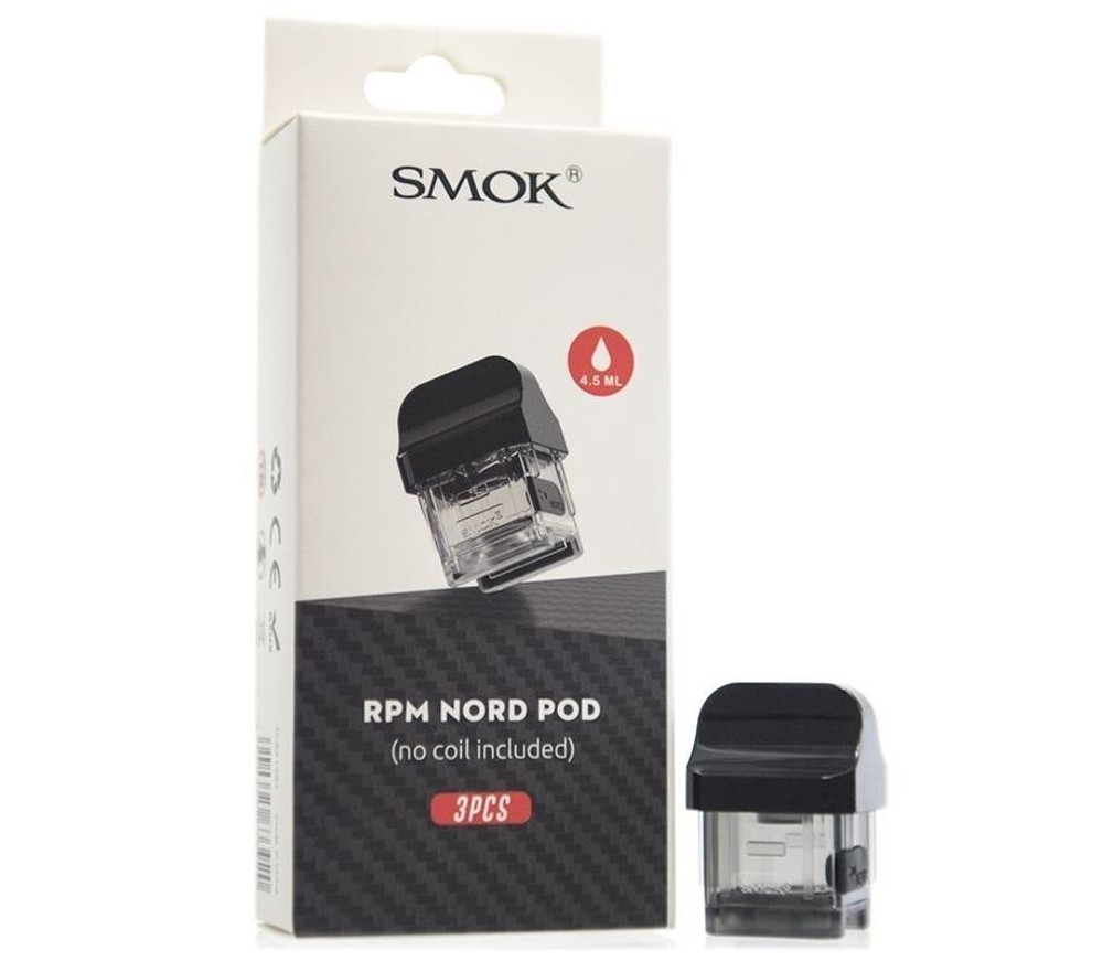 SMOK NORD 2 RPM REFILLABLE REPLACEMENT POD WITHOUT COIL 4.5ML - PACK OF 3