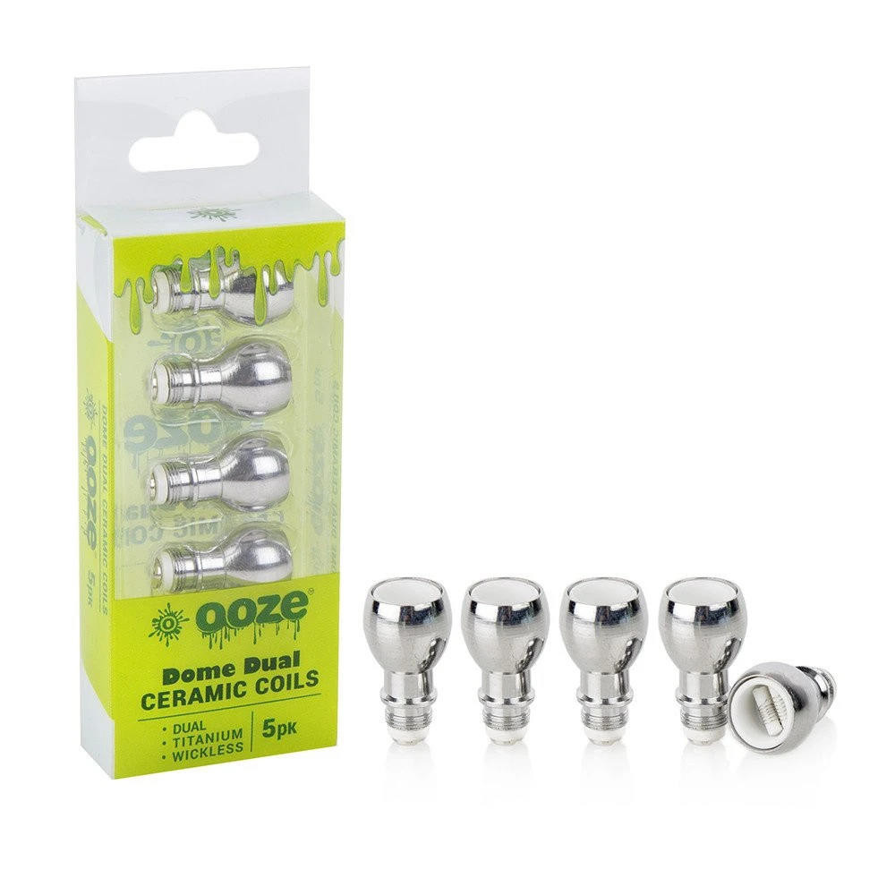 OOZE DOME DUAL CERAMIC COIL - 5CT