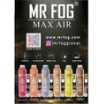 MRFOG MAX AIR 5percent DISPOSABLE DEVICE 6ML 3000 PUFFS - DISPLAY OF10CT