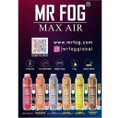 MRFOG MAX AIR 5percent DISPOSABLE DEVICE 6ML 3000 PUFFS - DISPLAY OF10CT