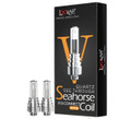 LOOKAH SEAHORSE QUARTZ SEE THROUGH 510-CONNECT COIL - 4CT
