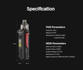 VOOPOO ARGUS PRO 3000mAh POD SYSTEM STARTER KIT - 1CT