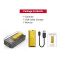  HAMILTON DEVICES GOLD BAR 480mAh VAPE BATTERY - 1CT 