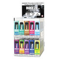  BREEZE PRO 2000 PUFFS MIX FLAVORS COUNTER DISPLAY #4 - 100CT PRE-FILLED 