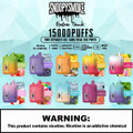 SNOOPY SMOKE EXTRA TANK 5% RECHARGEABLE DISPOSABLE 2x18ML 15000 PUFFS - 10CT DISPLAY