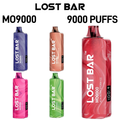 LOST BAR MO9000 5% NIC DISPOSABLE VAPE 15ML 9000 PUFFS - DISPLAY OF 5