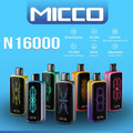 MICCO N16000 5% NIC 16000 PUFFS DISPOSABLE VAPE - DISPLAY OF 5