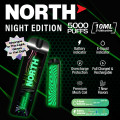 NORTH NIC 5% RECHARGEABLE DISPOSABLE 10ML 5000 PUFFS (NIGHT EDITION)