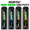 NORTH NIC 5% RECHARGEABLE DISPOSABLE 10ML 5000 PUFFS (NIGHT EDITION)