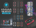 AMY BAR 5% 12,000 PUFFS DISPOSABLE VAPE - 5CT