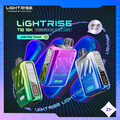 LIGHTRISE TB18K *POWERED BY LOST VAPE* 18,000 PUFFS DISPOSABLE VAPE 18ML - DISPLAY OF 5