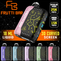 FRUTTI BAR FB25000 18ML 25,000 PUFFS DISPOSABLE VAPE - DISPLAY OF 5