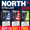 NORTH STELLAR DARK MOON EDITION 40,000 PUFFS DISPOSABLE VAPE - DISPLAY OF 5
